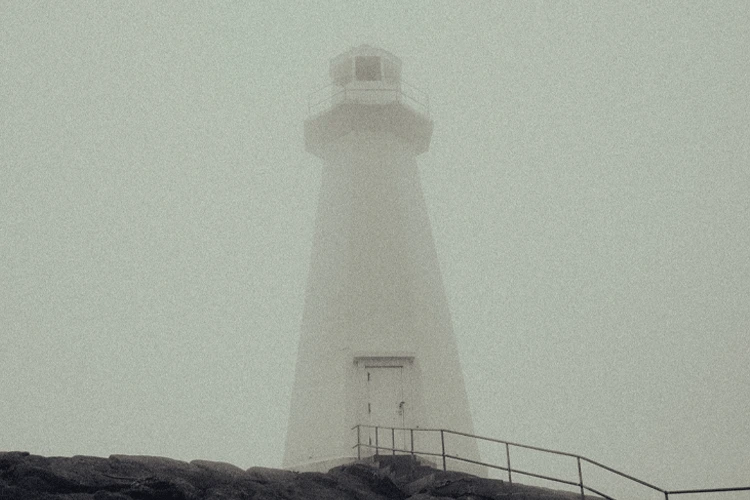 Lighthouse on east coast Canada.